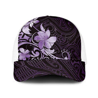 Matariki New Zealand Baseball Net Cap Maori Pattern Purple Galaxy