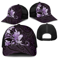 Matariki New Zealand Baseball Net Cap Maori Pattern Purple Galaxy