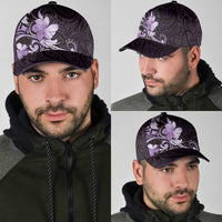 Matariki New Zealand Classic Cap Maori Pattern Purple Galaxy