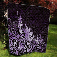 Matariki New Zealand Quilt Maori Pattern Purple Galaxy