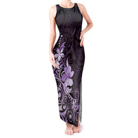 Matariki New Zealand Tank Maxi Dress Maori Pattern Purple Galaxy LT05 Women Purple - Polynesian Pride
