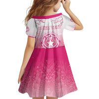 Personalized Sakura Marianas Family Matching Off Shoulder Short Dress and Hawaiian Shirt CNMI Seal