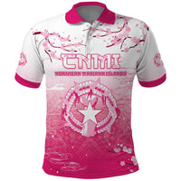 Personalized Sakura Marianas Polo Shirt CNMI Seal