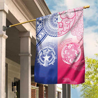 Northern Mariana Islands And Japan Together Garden Flag