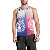 Custom Northern Mariana Islands And Japan Together Men Tank Top