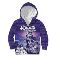 Aloha Hawaii Kauai Island Kid Hoodie Hula Till You Drop