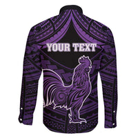 Personalised Hawaii Kauai Island Family Matching Summer Maxi Dress and Hawaiian Shirt Rooster Tribal Tattoo Simple Style