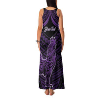 Personalised Hawaii Kauai Island Family Matching Tank Maxi Dress and Hawaiian Shirt Rooster Tribal Tattoo Simple Style