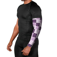 Lavender Manta Ray Hawaiian Quilt Motif Arm Sleeves