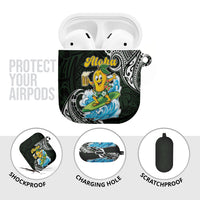 Aloha Hawaii Mango Surfing AirPods Case Polynesian Style