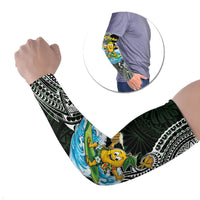 Aloha Hawaii Mango Surfing Arm Sleeves Polynesian Style