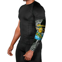 Aloha Hawaii Mango Surfing Arm Sleeves Polynesian Style