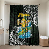 Aloha Hawaii Mango Surfing Bathroom Set Polynesian Style