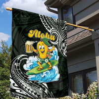 Aloha Hawaii Mango Surfing Garden Flag Polynesian Style