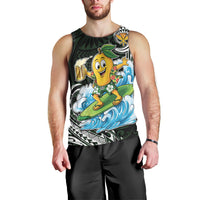Aloha Hawaii Mango Surfing Men Tank Top Polynesian Style