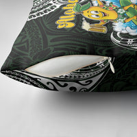 Aloha Hawaii Mango Surfing Pillow Cover Polynesian Style