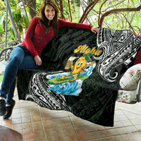 Aloha Hawaii Mango Surfing Quilt Polynesian Style