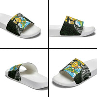 Aloha Hawaii Mango Surfing Slide Sandals Polynesian Style