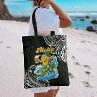 Aloha Hawaii Mango Surfing Tote Bag Polynesian Style