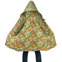 Vintage Hawaii Mango Cloak Yellow Green Hawaiian Palaka
