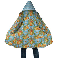 Vintage Hawaii Mango Cloak Blue Hawaiian Palaka