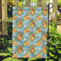 Vintage Hawaii Mango Garden Flag Blue Hawaiian Palaka