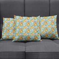 Vintage Hawaii Mango Pillow Cover Blue Hawaiian Palaka