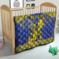 Niue The Rock Quilt Niuean Crab Hiapo Pattern Blue Version LT05 - Polynesian Pride