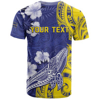 Personalised Nauru 92nd Anniversary Of Angam T Shirt Polynesian Whale Pattern