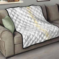 Niue White Sunday Quilt Niuean Hiapo With Puakenikeni Lei