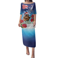 New Zealand Kiwi Christmas Family Matching Puletasi and Hawaiian Shirt Xmas Vibe