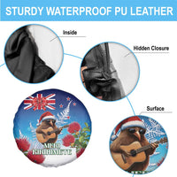 New Zealand Kiwi Christmas Spare Tire Cover Xmas Vibe