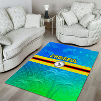 Solomon Islands Choiseul Province Day Area Rug Sea Turtle Tribal Pattern LT05 - Polynesian Pride