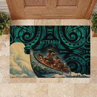 New Zealand Tamaki Herenga Waka Festival Rubber Doormat Maori Pattern LT05 - Polynesian Pride