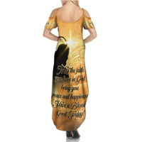 Happy Good Friday Summer Maxi Dress God Will Bless You LT05 - Polynesian Pride