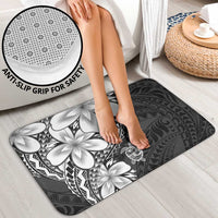 Polynesia Romantic Valentine Bathroom Set Sea Turtle Couple With Black Plumeria