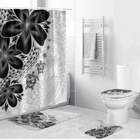 Polynesia Romantic Valentine Bathroom Set Sea Turtle Couple With White Plumeria