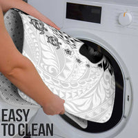 Polynesia Romantic Valentine Bathroom Set Sea Turtle Couple With White Plumeria