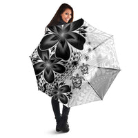 Polynesia Romantic Valentine Umbrella Sea Turtle Couple With White Plumeria LT05 - Polynesian Pride