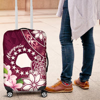 Cook Island Mangaia Gospel Day Luggage Cover Floral Tribal Pattern