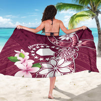 Cook Island Mangaia Gospel Day Sarong Floral Tribal Pattern