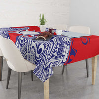 Taiwan Tablecloth Austronesian Tribal Tattoo Red - Polynesian Pride