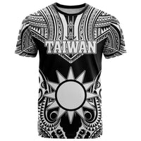 Personalised Taiwan T Shirt Austronesian Tribal Tattoo Black - Polynesian Pride
