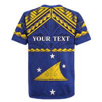 Personalised Tokelau Happy Tokehega Day Rugby Jersey Polynesian Tribal Tattoo