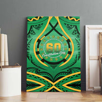 Cook Islands Constitution Day Canvas Wall Art 60th Anniversary - Polynesian Pride