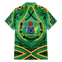 Cook Islands Constitution Day Family Matching Long Sleeve Bodycon Dress and Hawaiian Shirt 60th Anniversary - Polynesian Pride