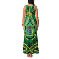 Cook Islands Constitution Day Family Matching Tank Maxi Dress and Hawaiian Shirt 60th Anniversary - Polynesian Pride