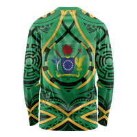 Cook Islands Constitution Day Long Sleeve Shirt 60th Anniversary - Polynesian Pride