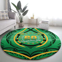 Cook Islands Constitution Day Round Carpet 60th Anniversary - Polynesian Pride