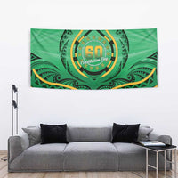 Cook Islands Constitution Day Tapestry 60th Anniversary - Polynesian Pride